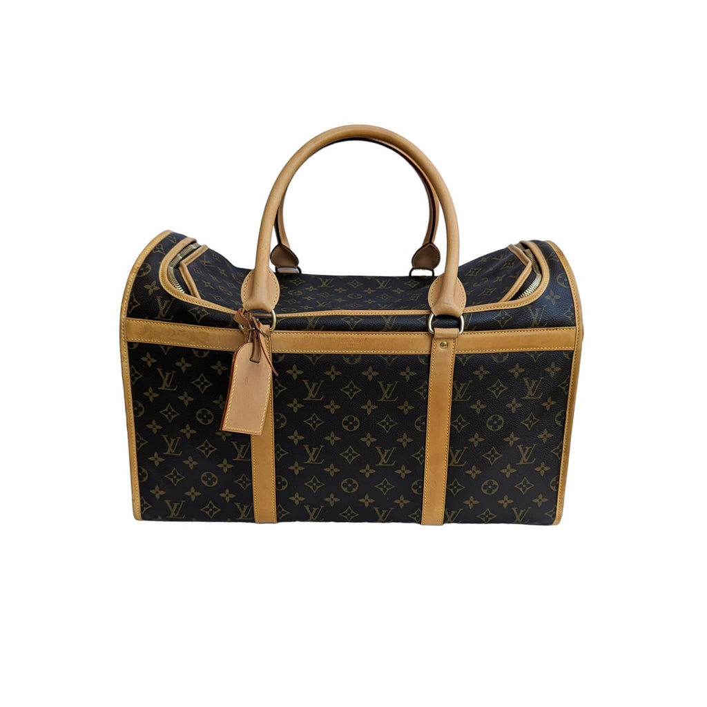 Louis Vuitton Vintage Monogram Sac Chien 50 Pet Carrier