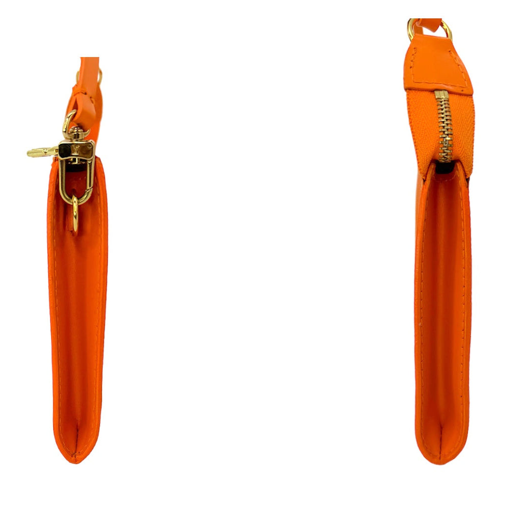 Louis Vuitton Vintage Orange Epi Pochette Accessories