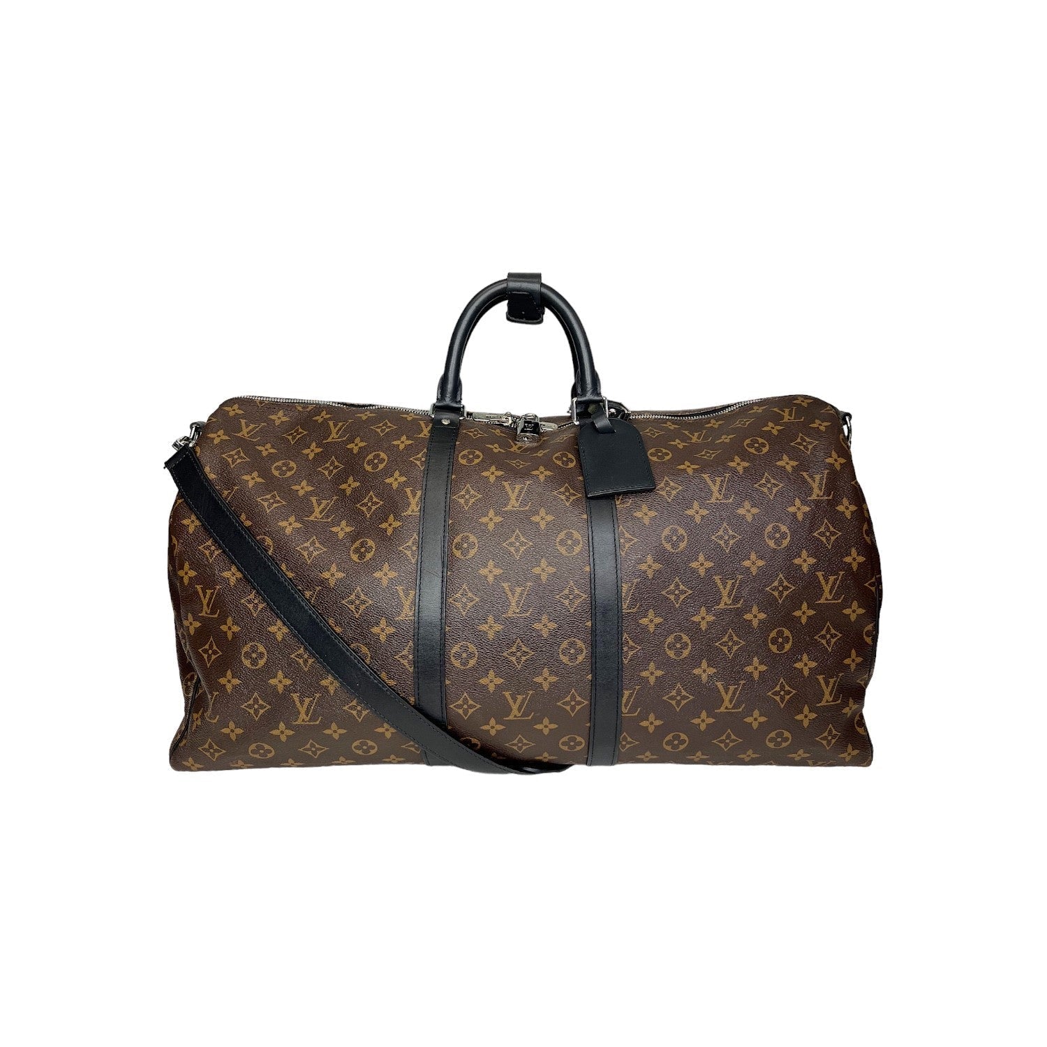 Louis Vuitton Monogram Macassar Keepall Bandoulière 55
