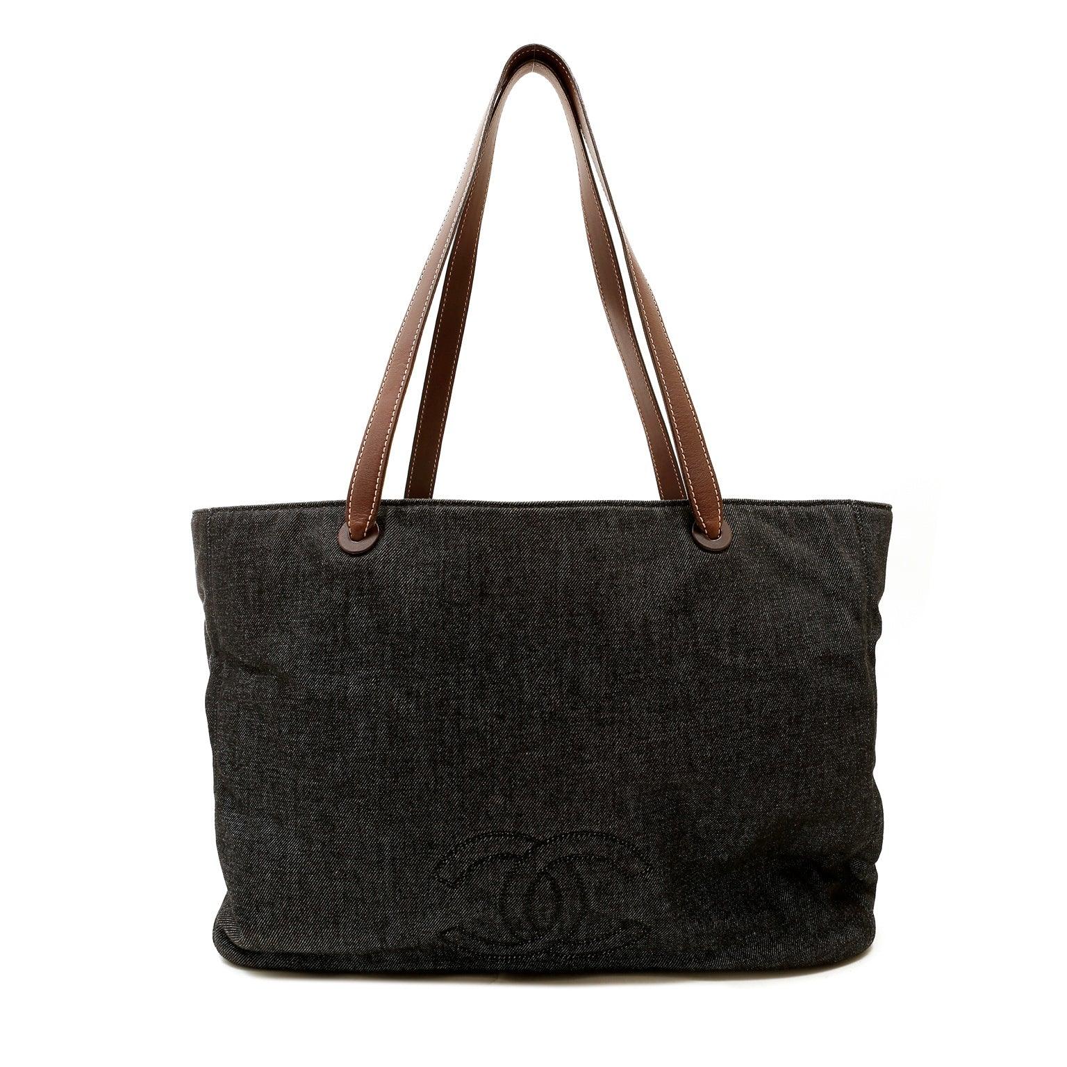 Chanel XL Jumbo Denim Tote Bag