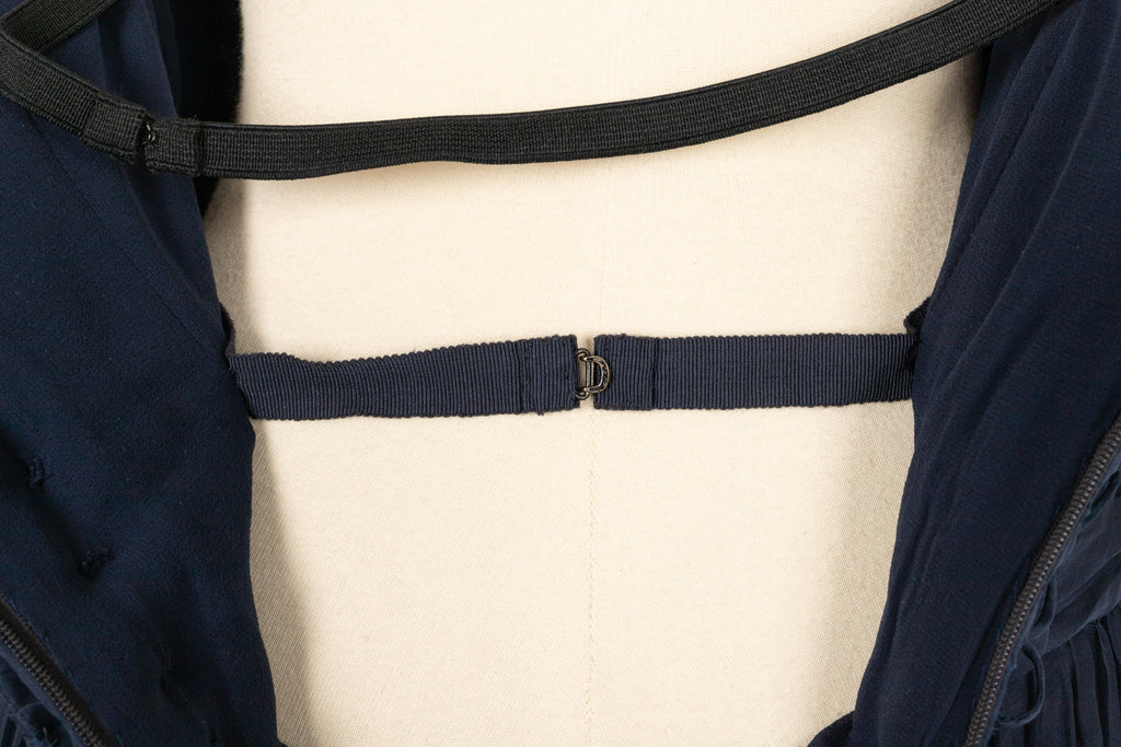 Robe bustier bleue Chanel