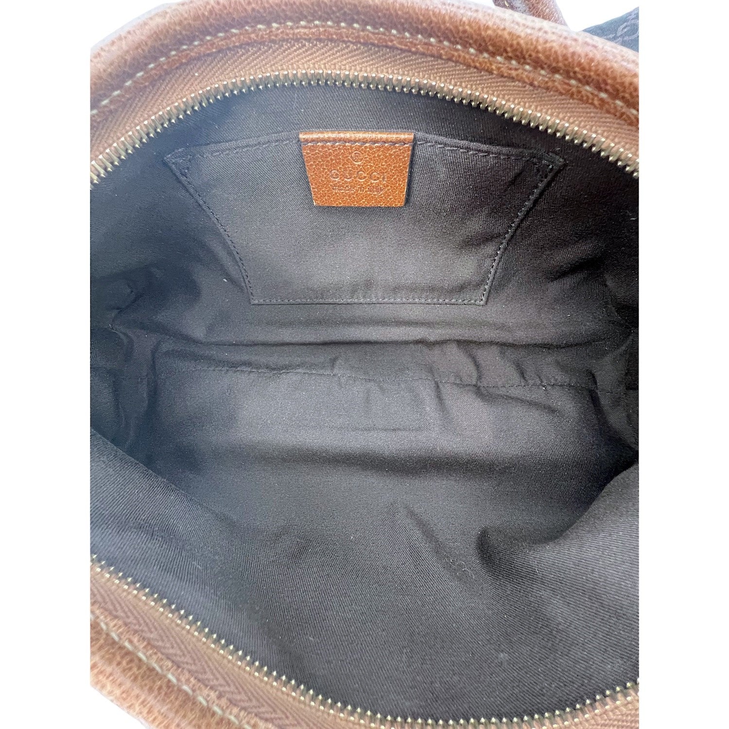 Gucci Denim D Ring Abbey Pochette Bag