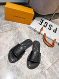 louis vuitton Women's Magnetic Flat Mule Black For Women 1AA1LT