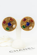Boucles d'oreilles byzantines Chanel 1984