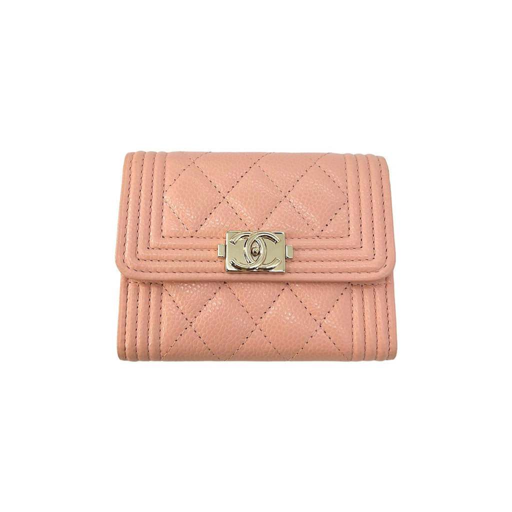 Chanel bag Boy Trifold Flap Compact Wallet