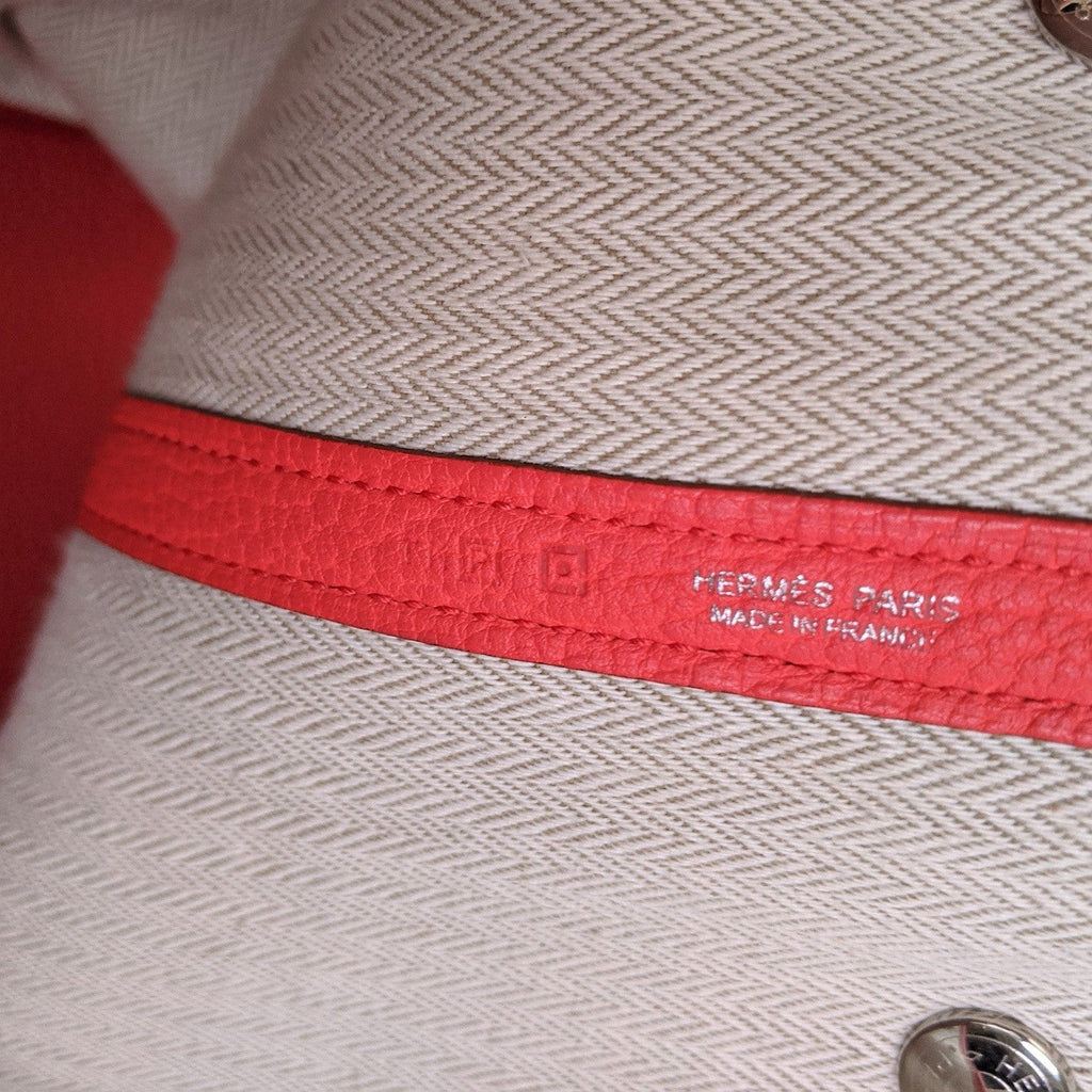 Hermès Rose Leather Garden Party 36 Tote