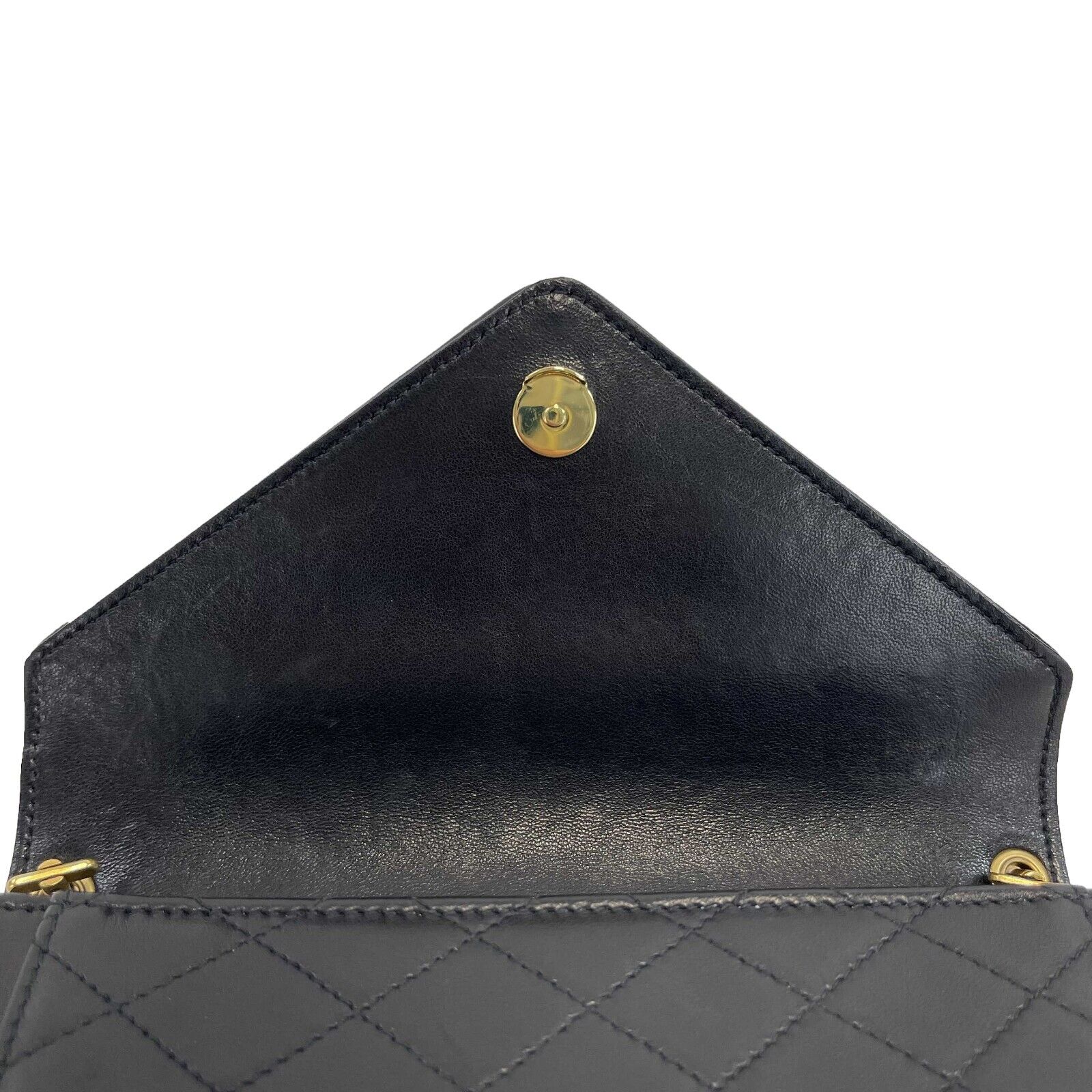 SAINT LAURENT - Gaby Mini Satchel in Black Quilted Lambskin Leather - Crossbody