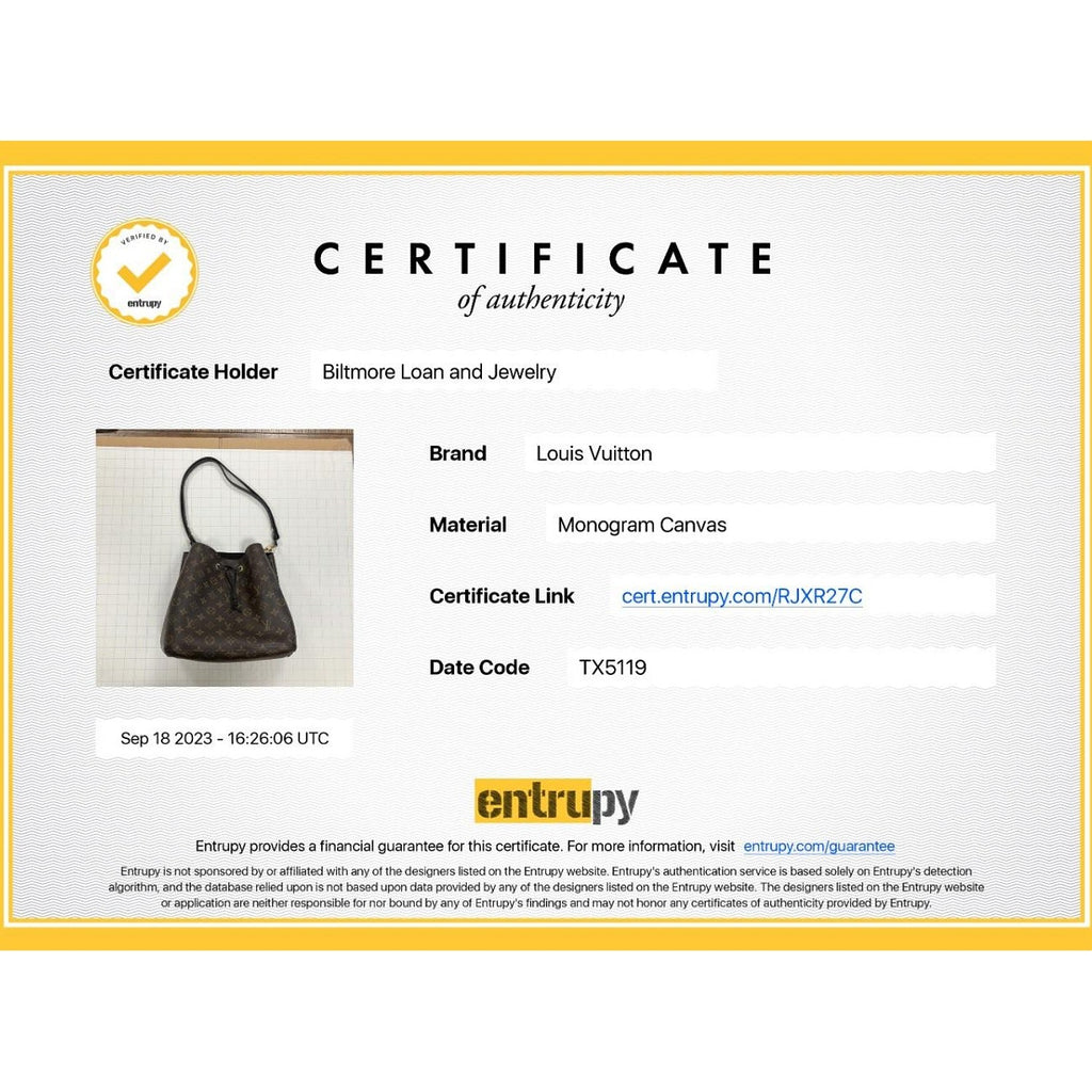 Louis Vuitton Monogram NeoNoe MM Drawstring Bucket Bag