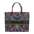 Christian Dior Embroidered Butterfly Booktote