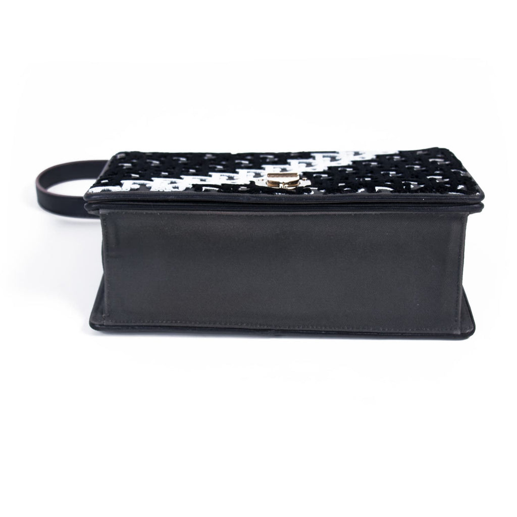 Christian Dior Diorama Oblique Velvet Flap Bag