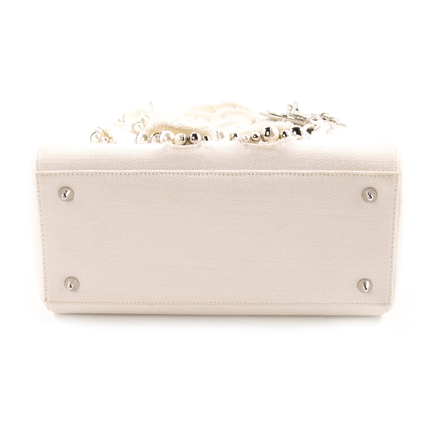 Christian Dior Crocodile-Trimmed Lady Dior Bag
