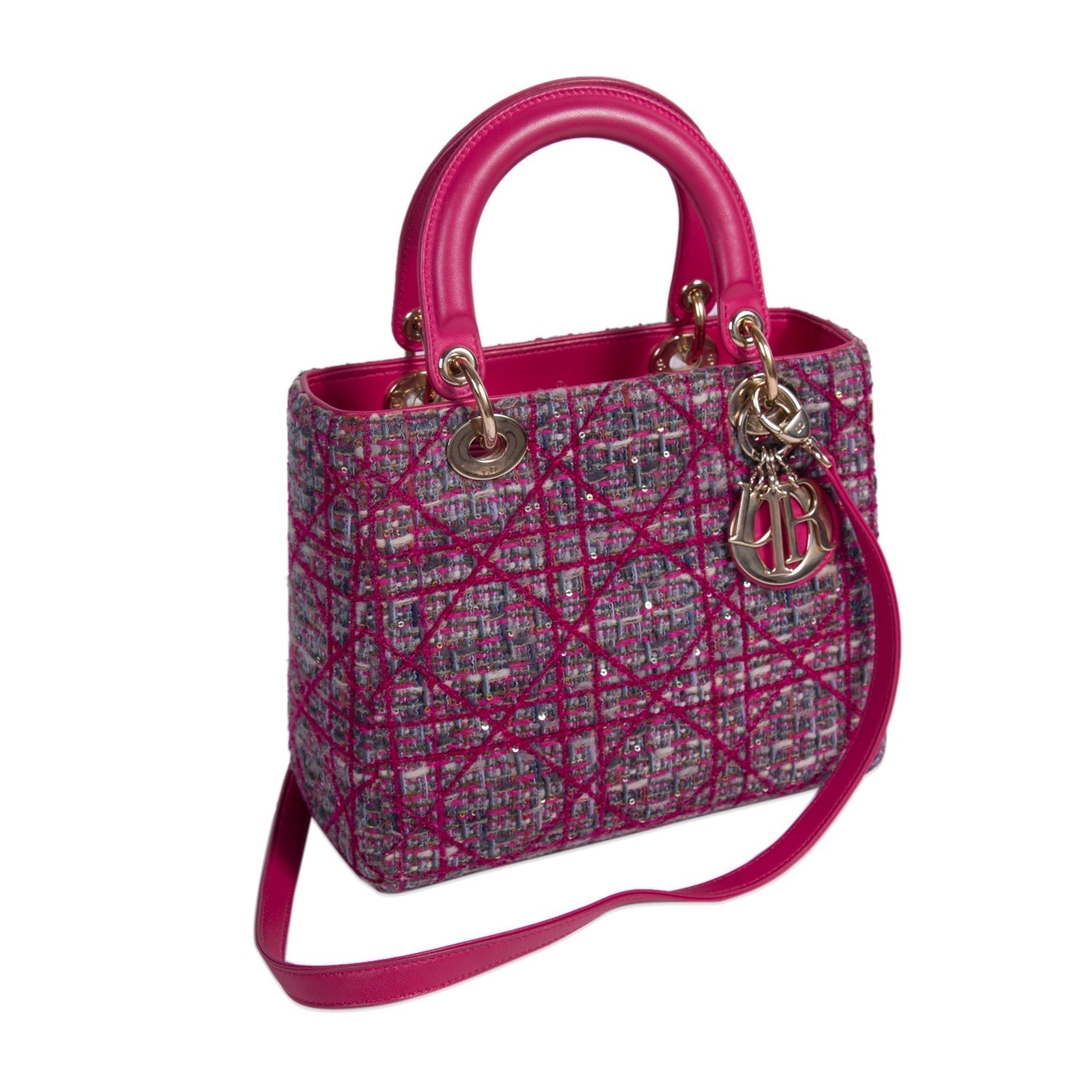Christian Dior Limited Edition Tweed Lady Dior