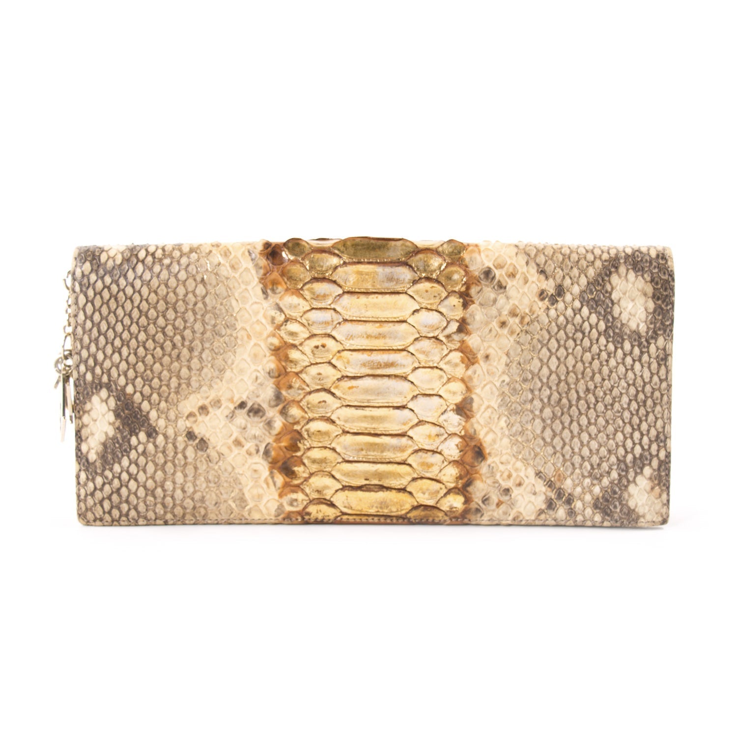 Christian Dior Lady Dior Python Clutch