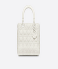 Lady Dior Ultra-Matte Medium Bag White