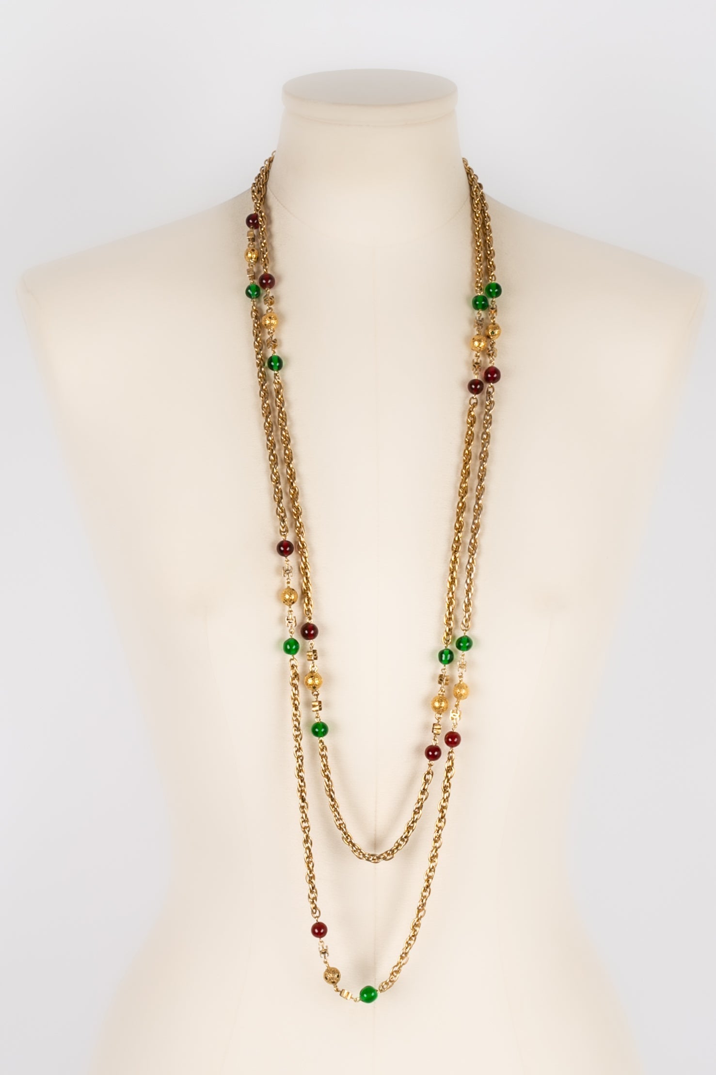 Collier / Sautoir Chanel 1982