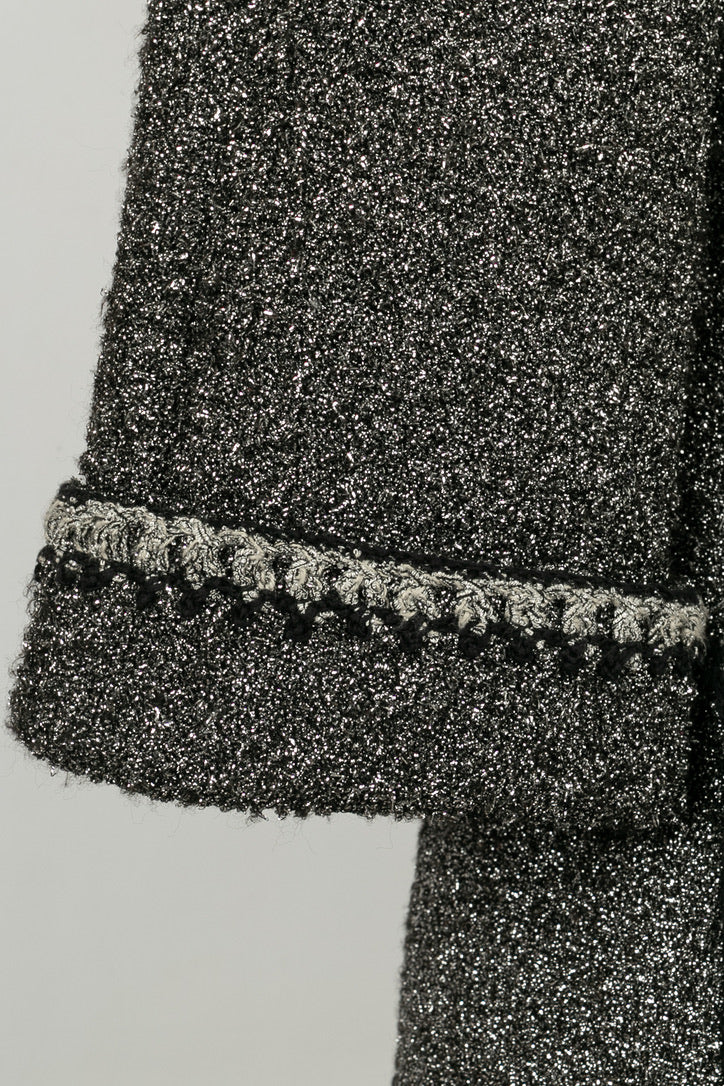 Veste argent��e Chanel