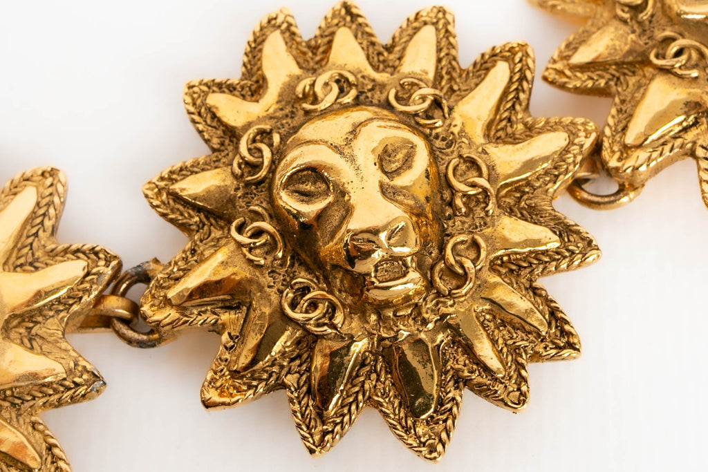 Ceinture "têtes de lion" Chanel