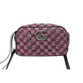 Gucci Pink GG Matelassé Marmont Small Shoulder Bag