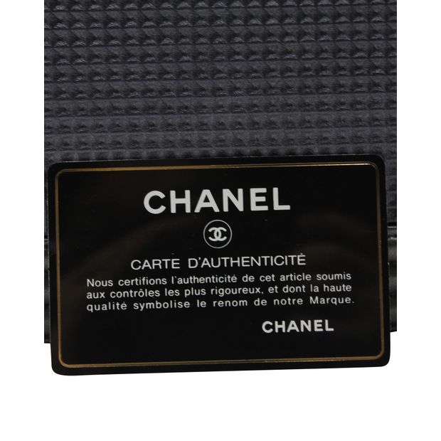 CHANEL Dark Grey/Silver Boy Bag Cruise Collection 2014