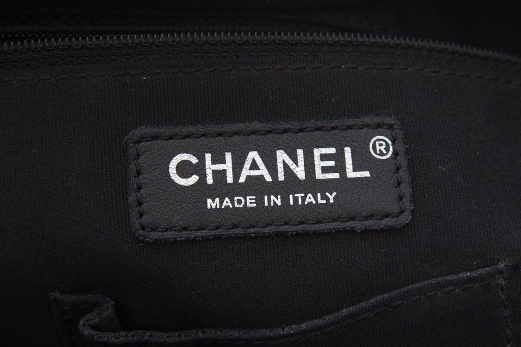 Chanel Black Lambskin CC Backpack