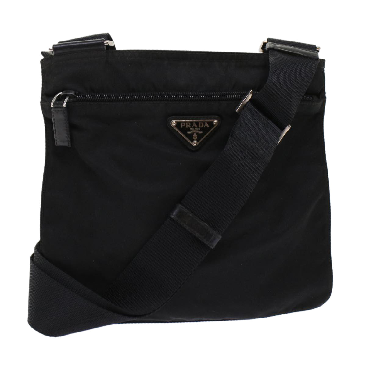 PRADA Shoulder Bag Nylon Black  ep1121