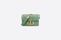 MICRO 30 MONTAIGNE BAG Deep Mint Green Box Calfskin