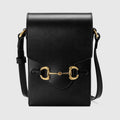 Gucci Horsebit 1955 mini bag in black leather
