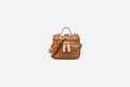 Lady Di**r Micro Vanity Case Cognac-Colored Cannage Lambskin