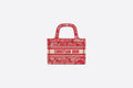 Mini Dior Book Tote Fuchsia Toile de Jouy Reverse Embroidery