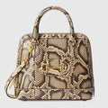 Gucci Horsebit 1955 python small top handle bag in natural color | G*G?? US