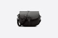 Medium Dior Bobby Bag Black Grained Calfskin