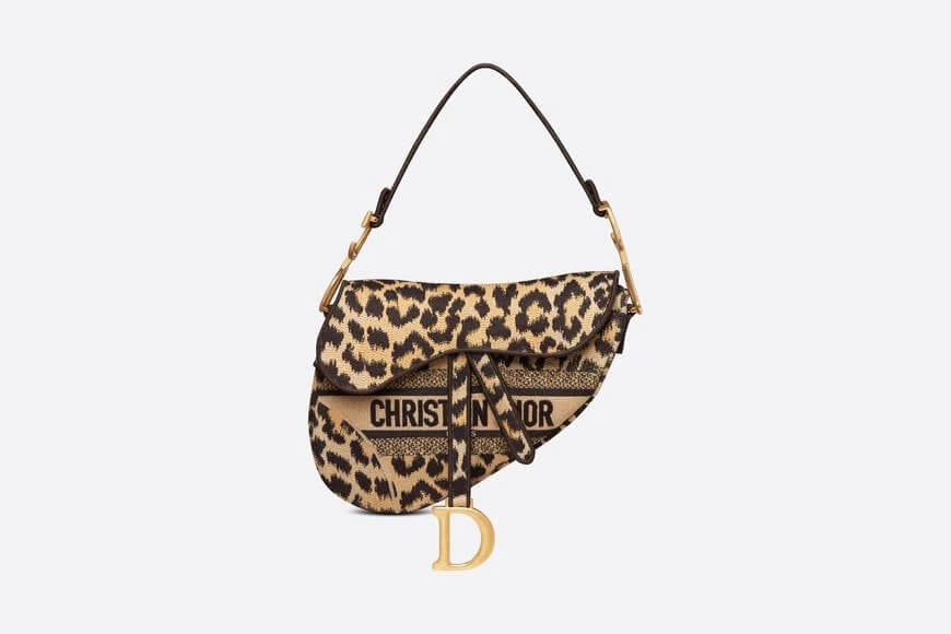 Saddle Bag Beige Multicolor Mizza Embroidery