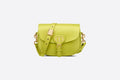 Medium Dior Bobby Bag Lime Box Calfskin