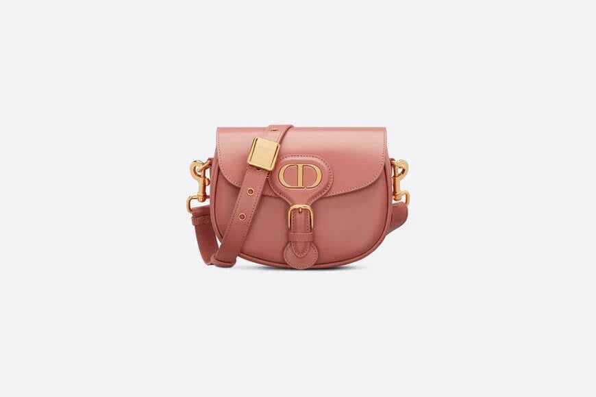 SMALL Dior BOBBY BAG Dark Nude Box Calfskin