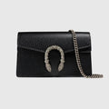 Gucci Black Leather Dionysus Super Mini Bag