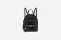Mini Di**r Backpack Black Cannage Lambskin