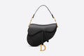 Saddle Bag Black Grained Calfskin