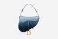 Saddle Bag Indigo Blue Gradient Calfskin