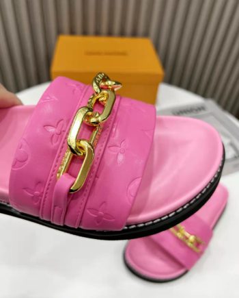 louis vuitton Sunset Flat Comfort Mule Pink For Women 1A9RAW