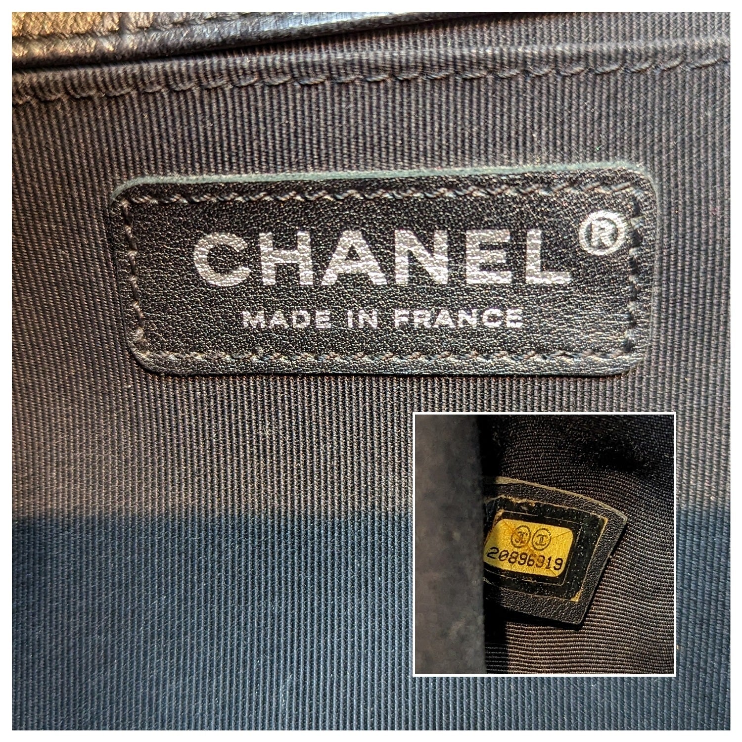 Chanel bag Black Quilted Calfskin Medium Boy Bag