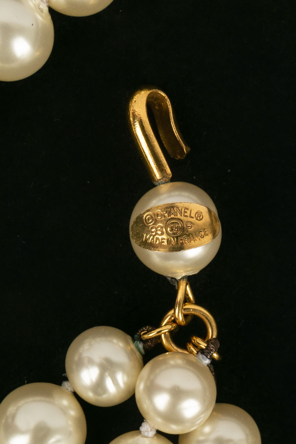 Ceinture de perles nacrées Chanel 1993