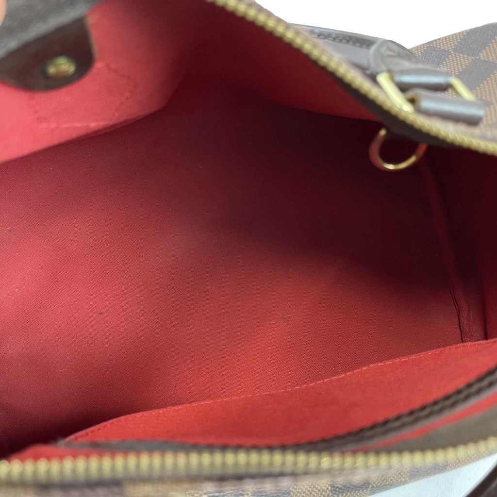 LOUIS VUITTON Speedy 30 2013 Damier Ebene Brown Handbag
