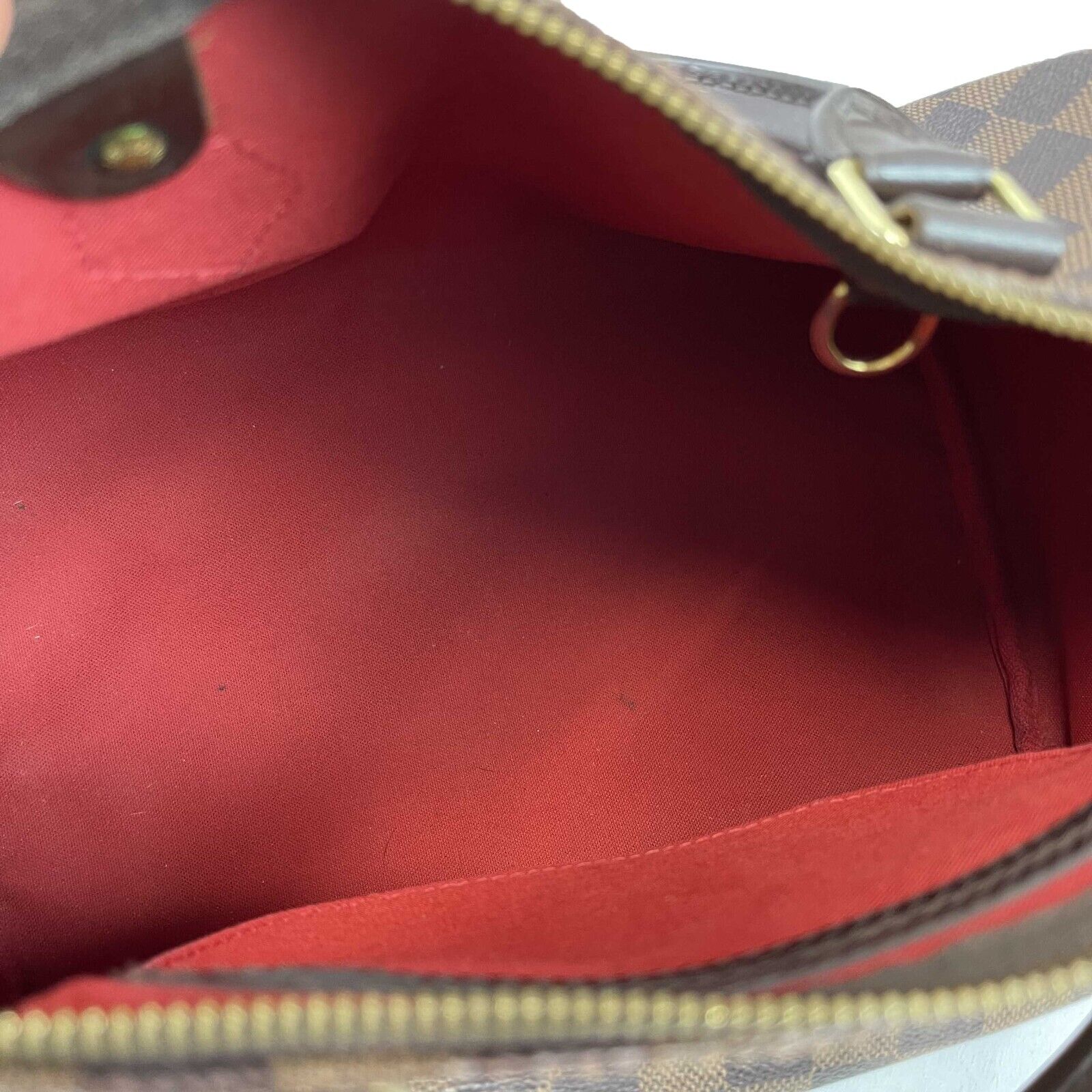 LOUIS VUITTON Speedy 30 2013 Damier Ebene Brown Handbag