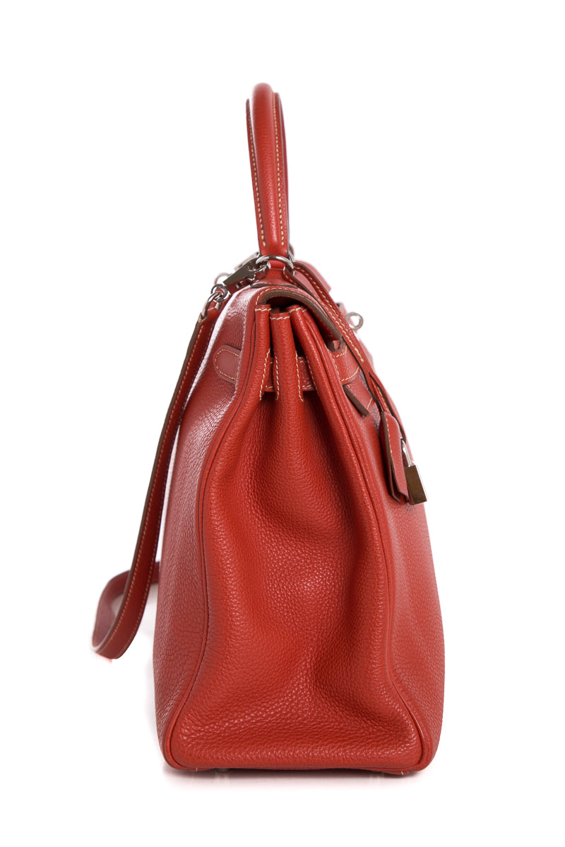 Hermès Sanguine Kelly 35 cm Handle Bag