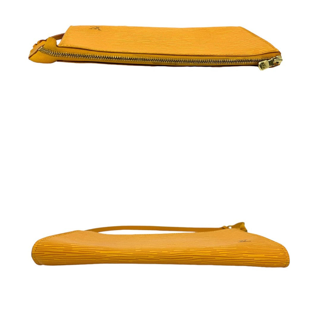 Louis Vuitton Vintage Tassil Yellow Epi Pochette Accessories