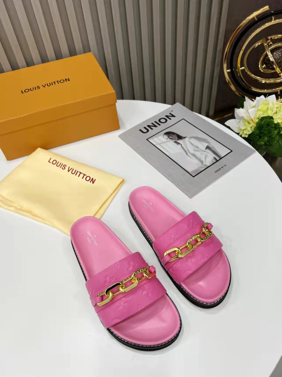 louis vuitton Sunset Flat Comfort Mule Pink For Women 1A9RAW