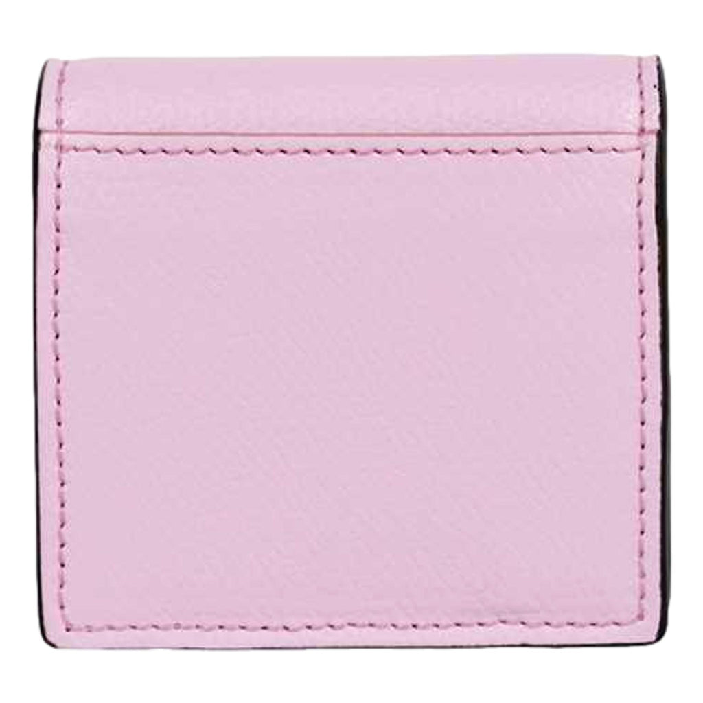 Fendi Calf Leather F logo Lavanda Pink Leather Coin Case 8M0459