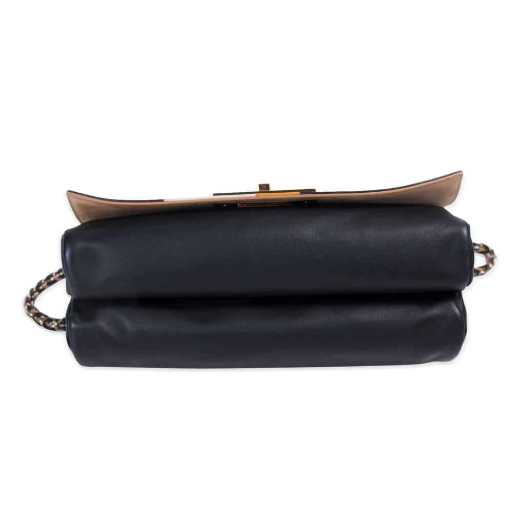 Fendi Pequin Claudia Large Flap