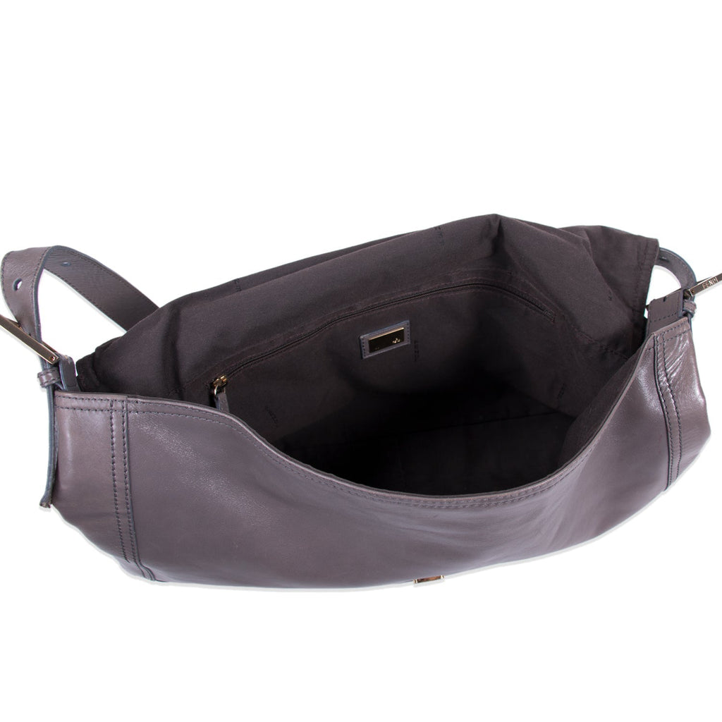 Fendi Large Leather Baguette Bag