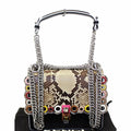 Fendi Crossbody I Small Python Leather Shoulder Bag